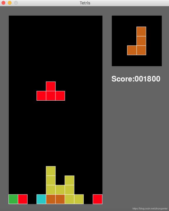 pygame实现俄罗斯方块游戏(基础篇3)